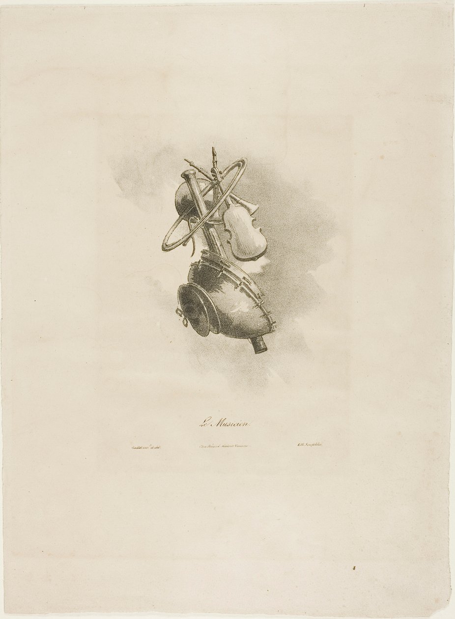De Muzikant, uit Arts et Métiers door Bernard Gaillot