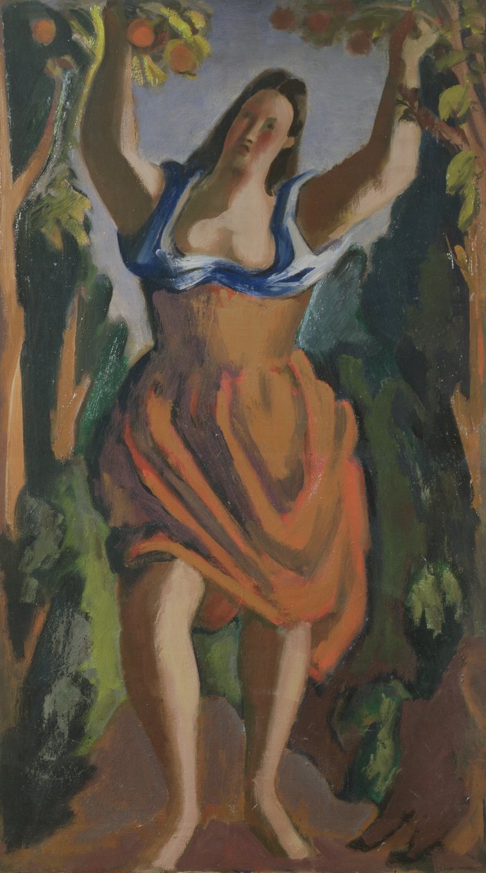 Fruit plukken door Bernard Meninsky