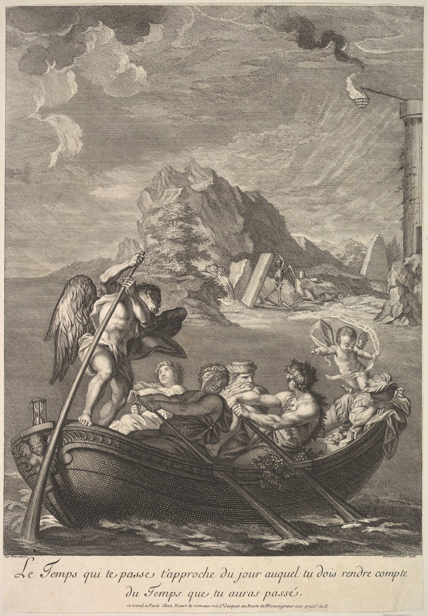 Allegorie van de Tijd door Bernard Picart