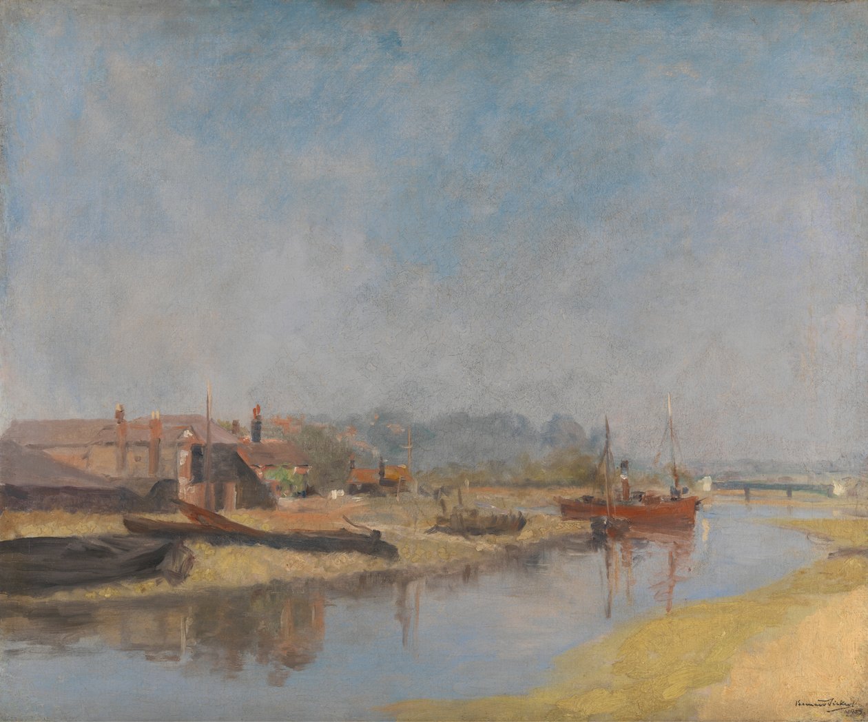 De Vismarkt door Bernard Sickert