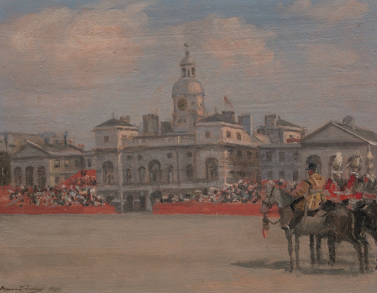 Trooping the Colour door Bernard Sickert