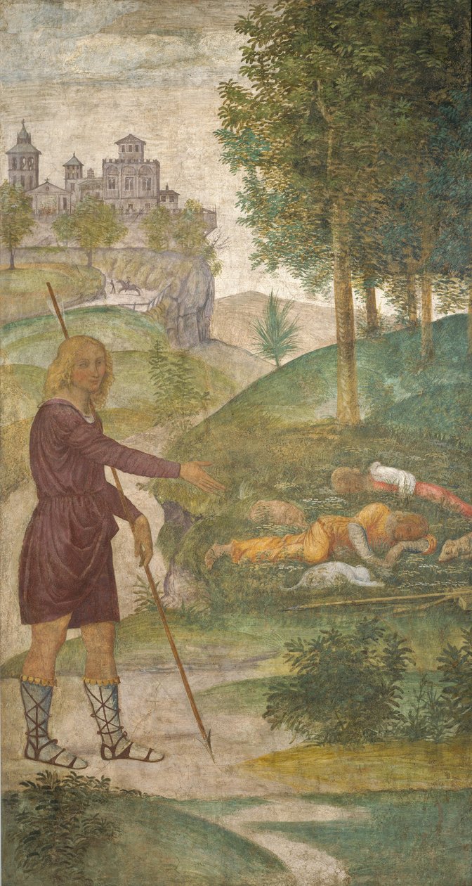 Cephalus en de Nimfen, ca. 1520-1522 door Bernardino Luini