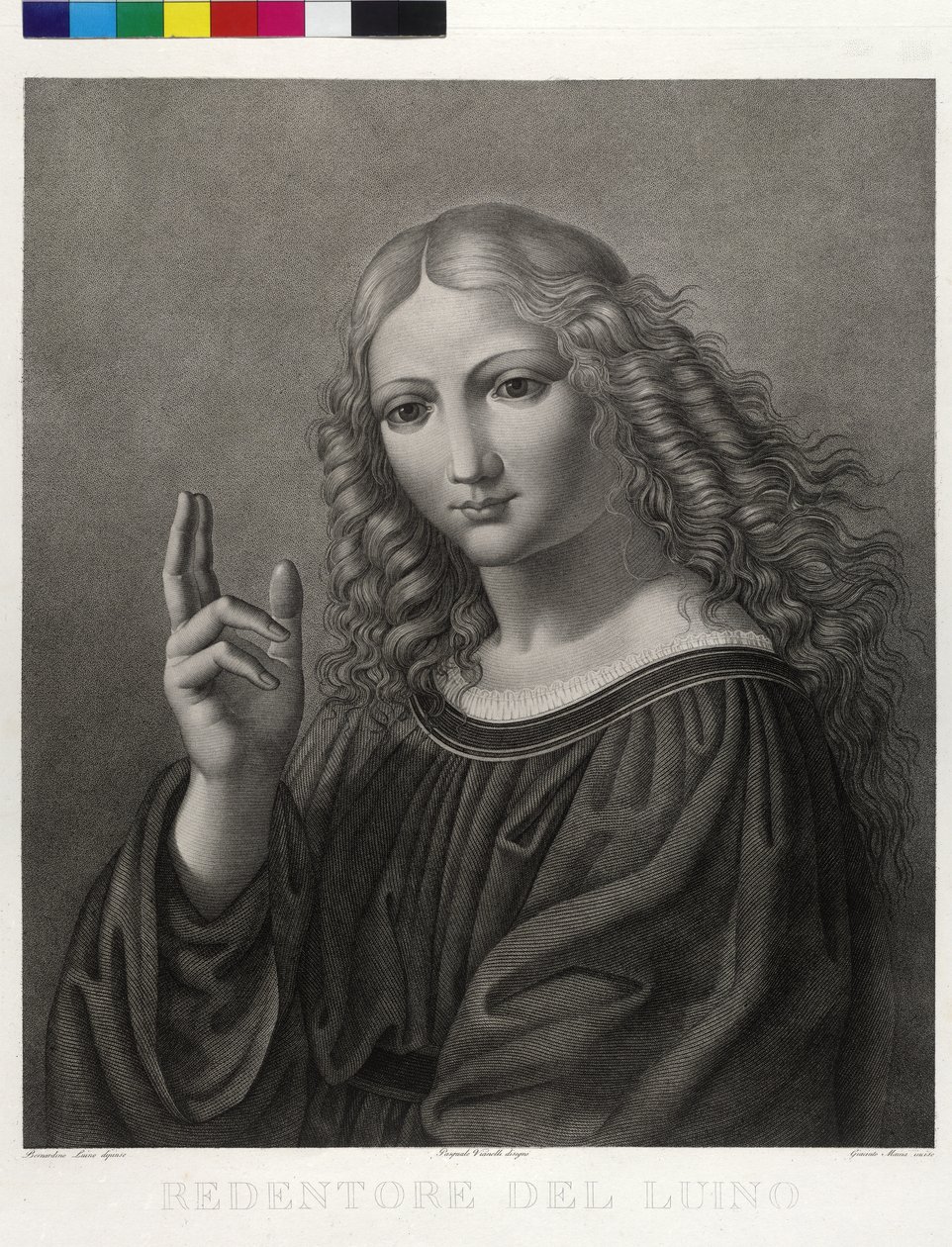 Christus de Verlosser door Bernardino Luini