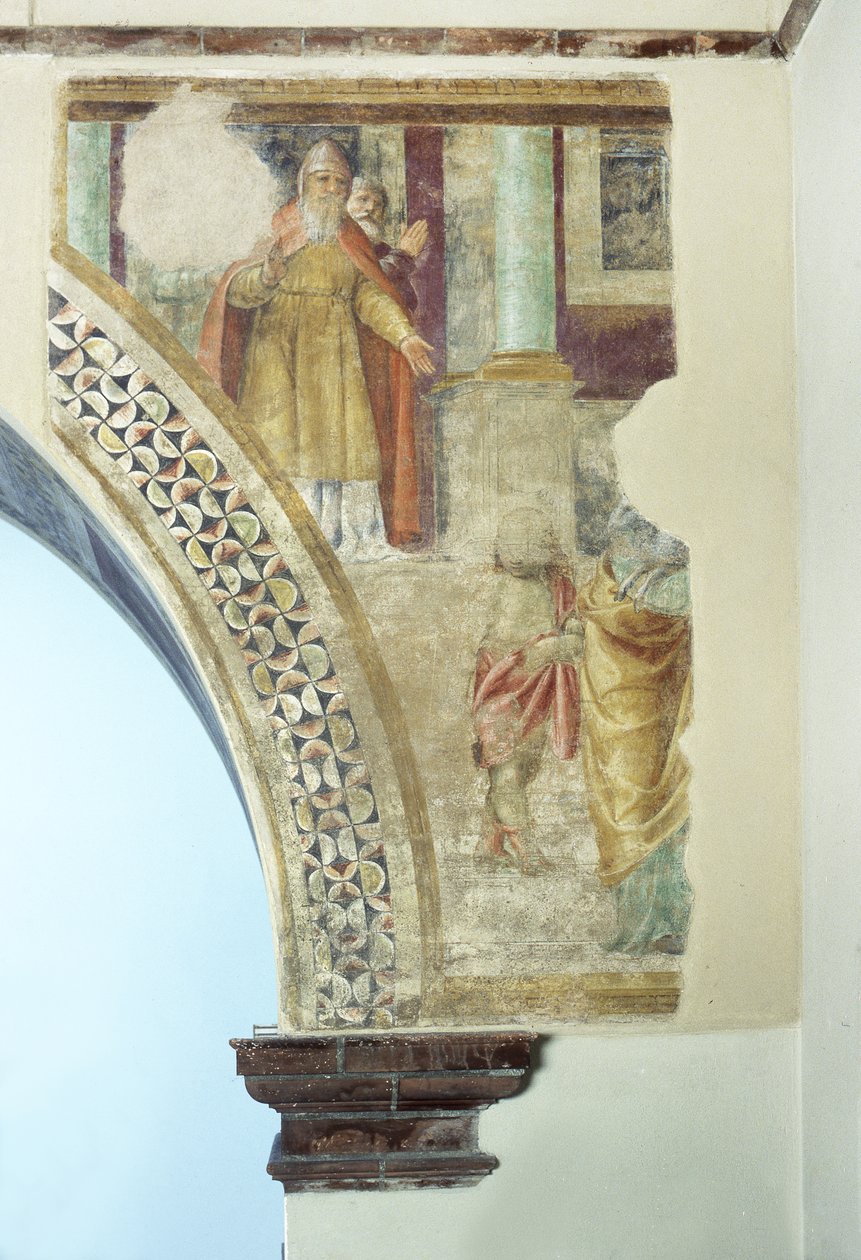 Verdrijving van Sint Joachim uit de Tempel door Bernardino Luini