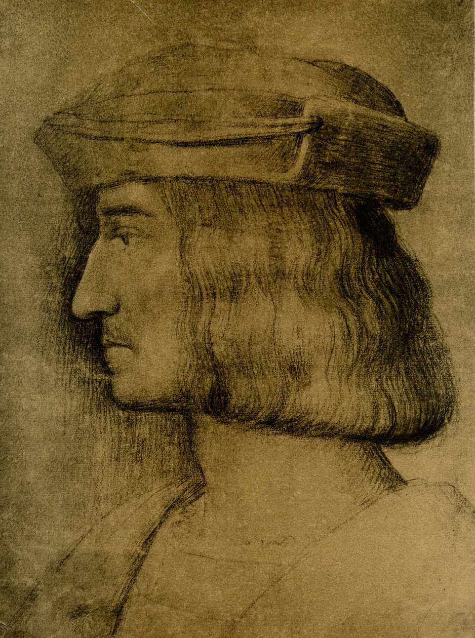 Mannelijk portret door Bernardino Luini
