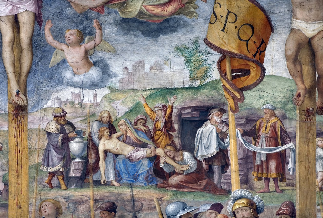 Passie van Christus (detail) door Bernardino Luini