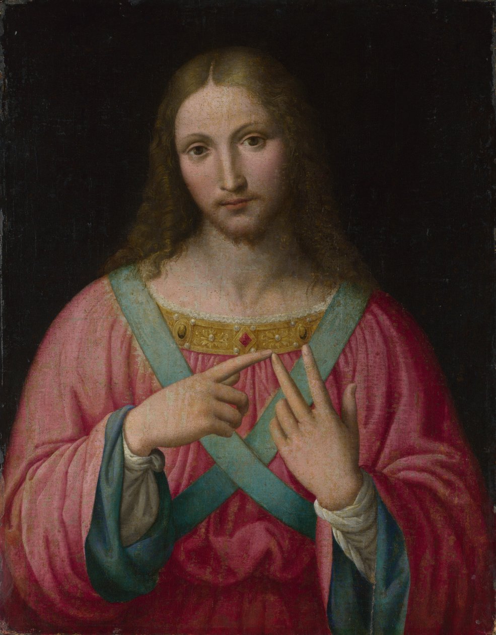 Christus, na 1530 door Bernardino Luini after .
