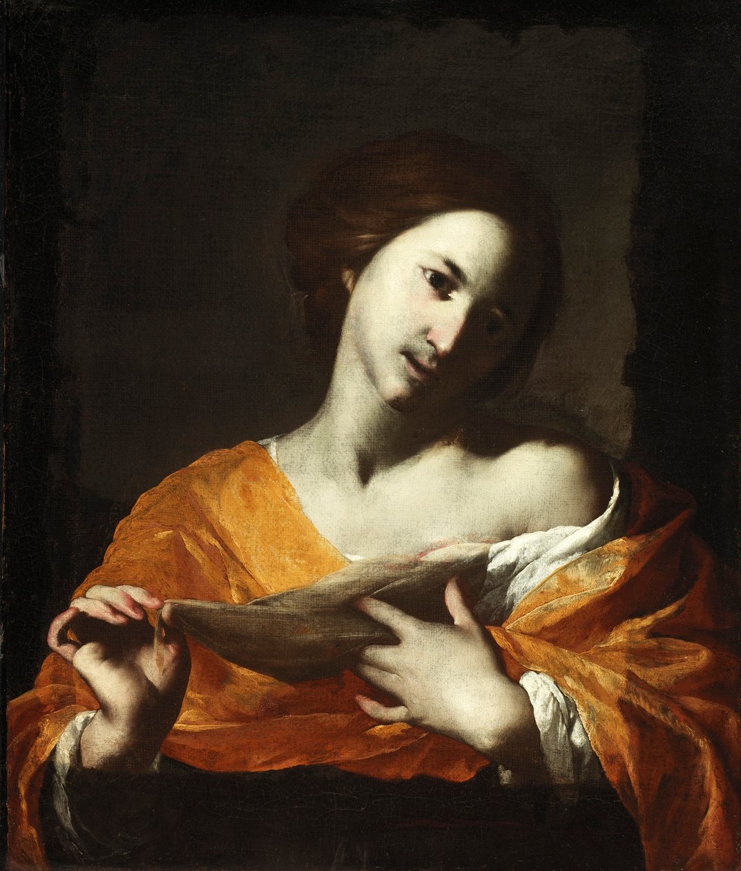 Sint Agatha door Bernardo Cavallino