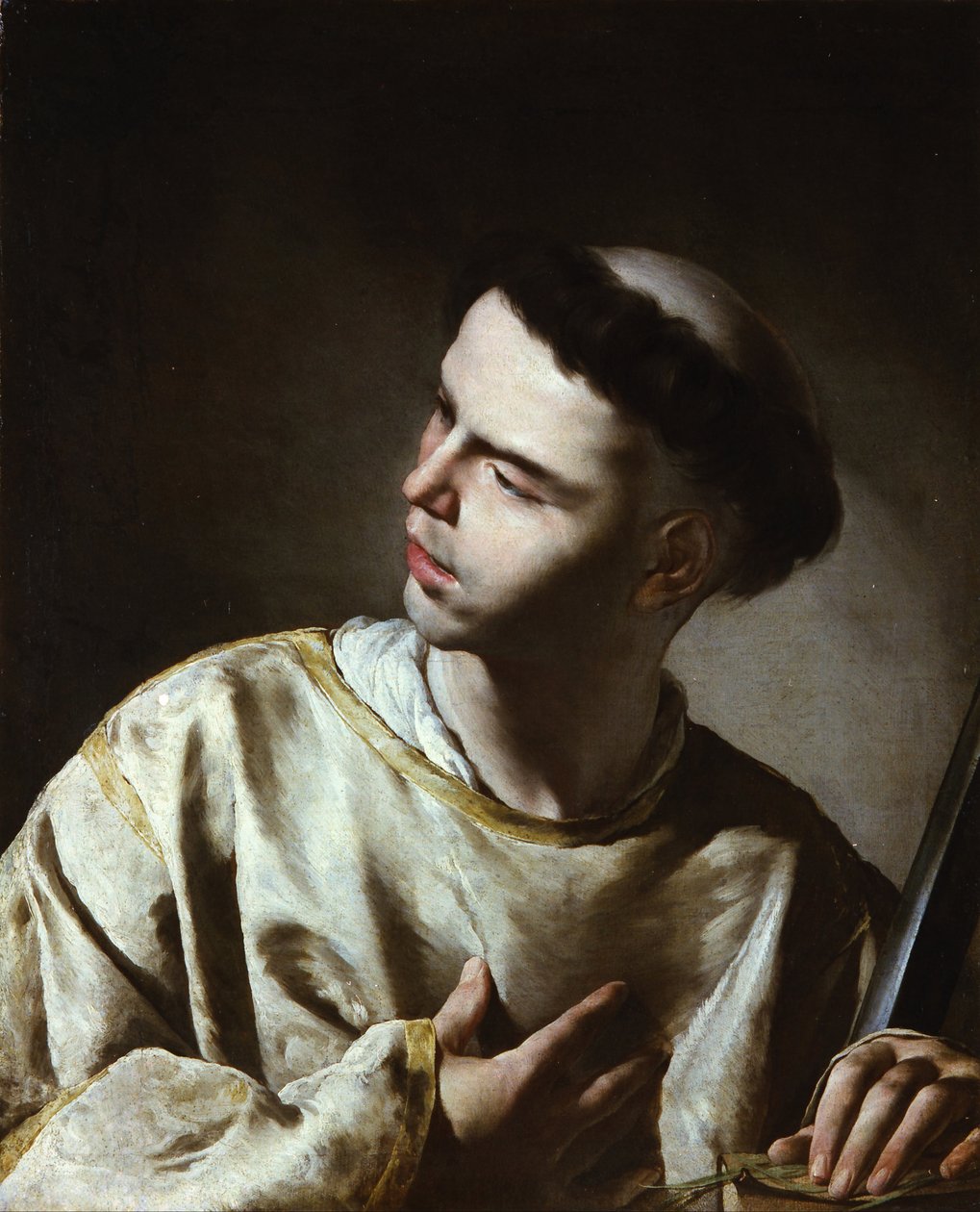 Heilige Laurentius door Bernardo Cavallino
