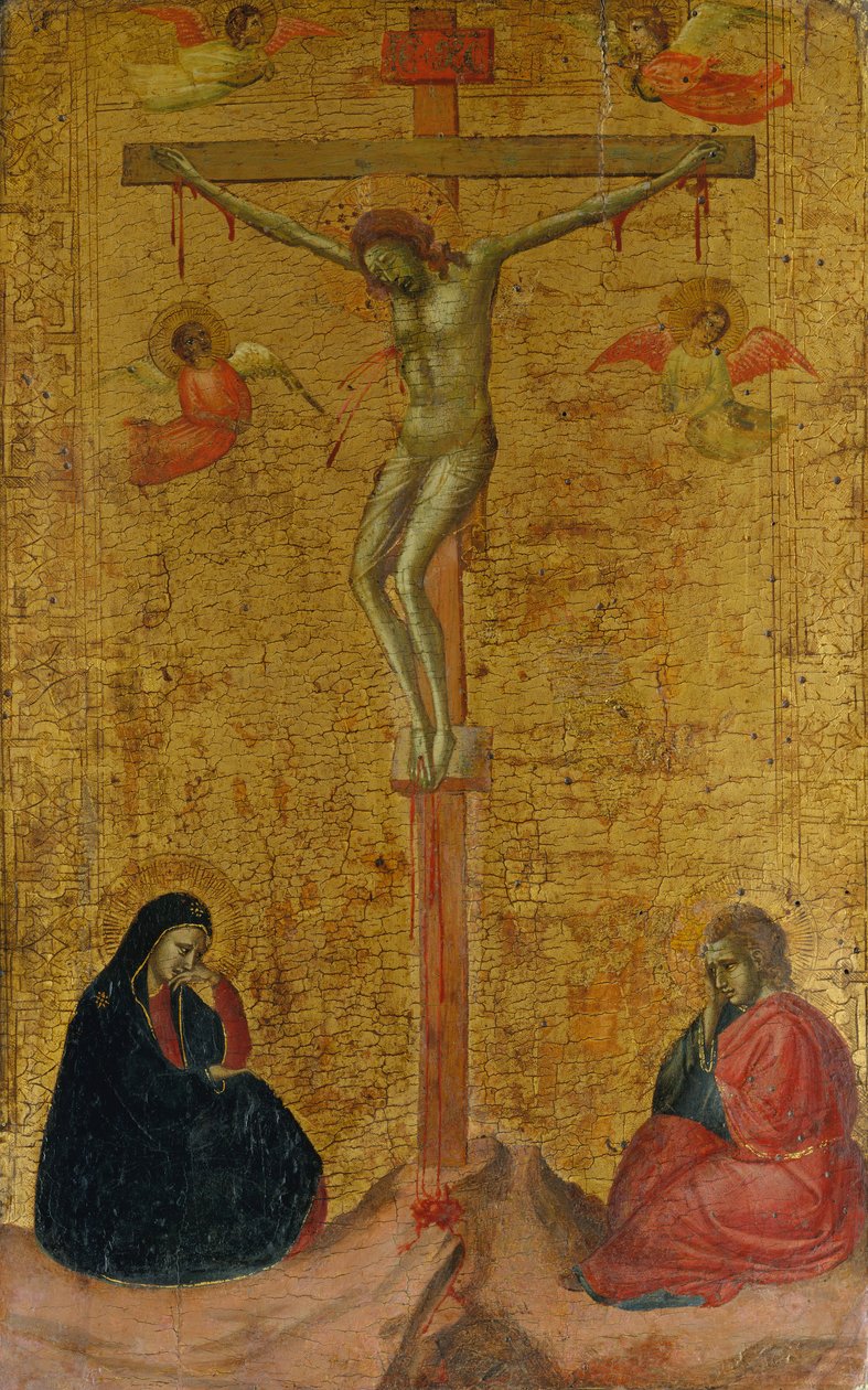 De kruisiging, ca. 1325-30 door Bernardo Daddi