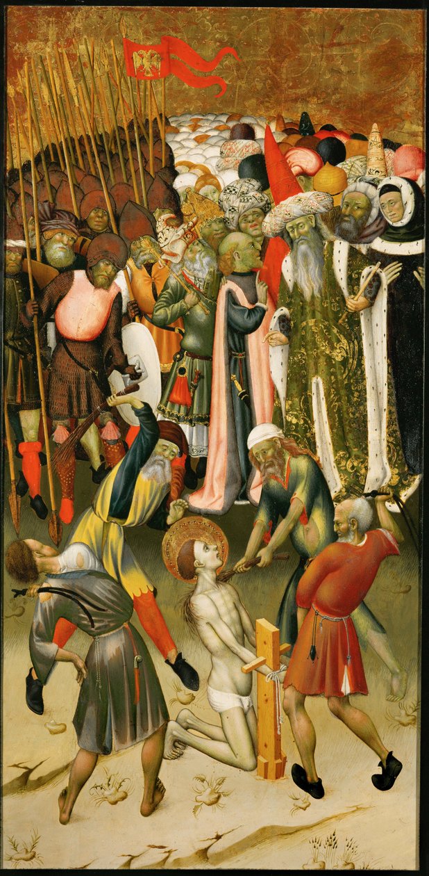 Flagellatie van Sint Joris ... door Bernardo Martorell