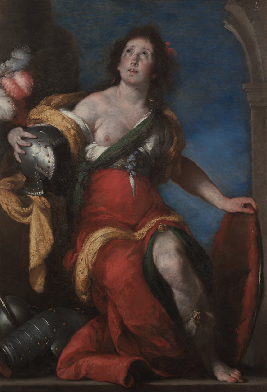 Allegorisch figuur door Bernardo Strozzi