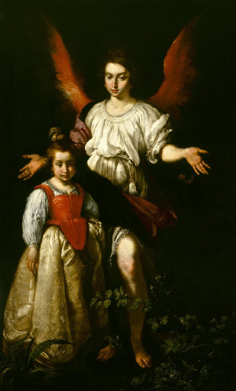 De beschermengel door Bernardo Strozzi