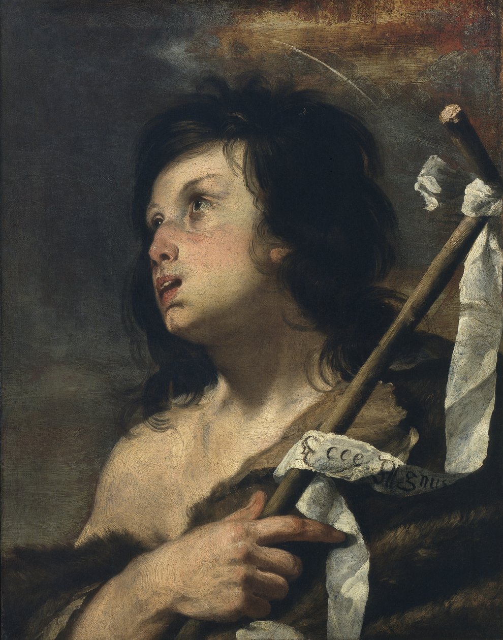 De jonge St. Johannes de Doper door Bernardo Strozzi