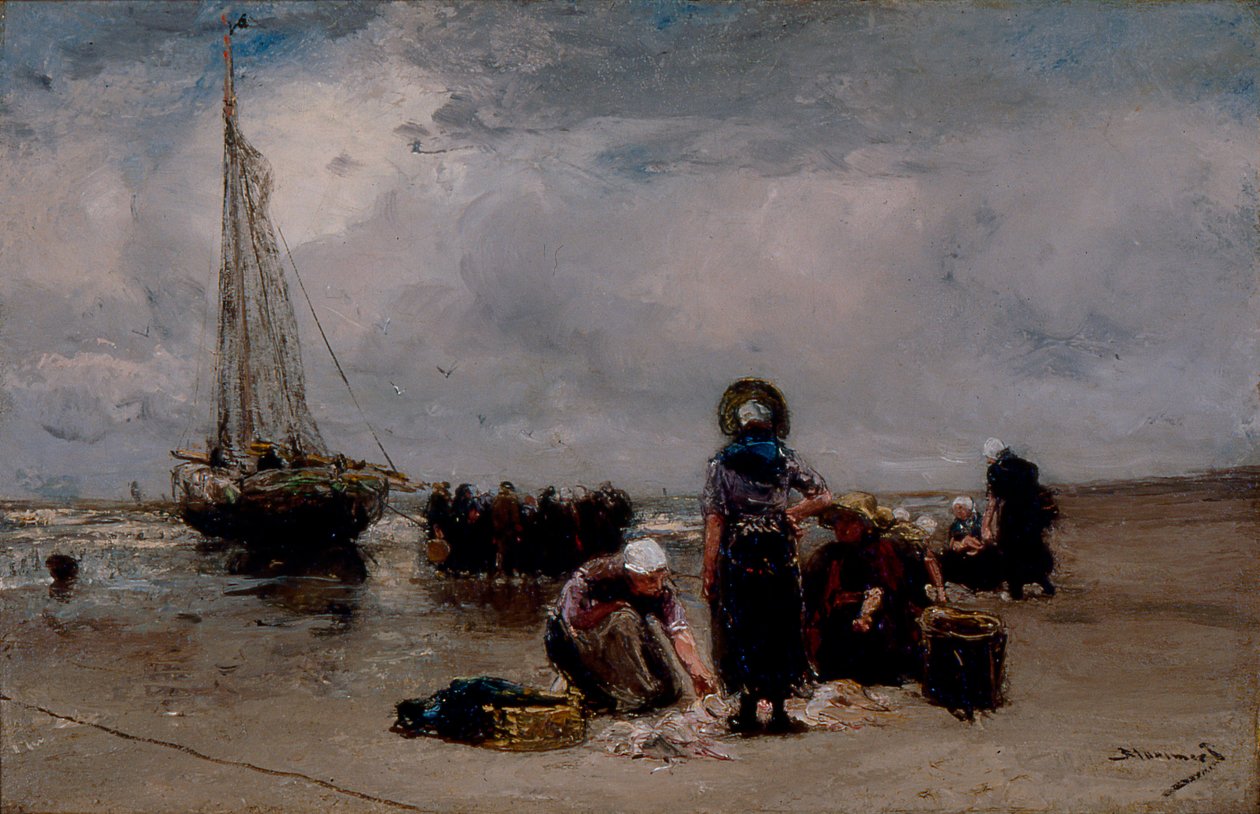 Aan zee door Bernardus Johannes Blommers