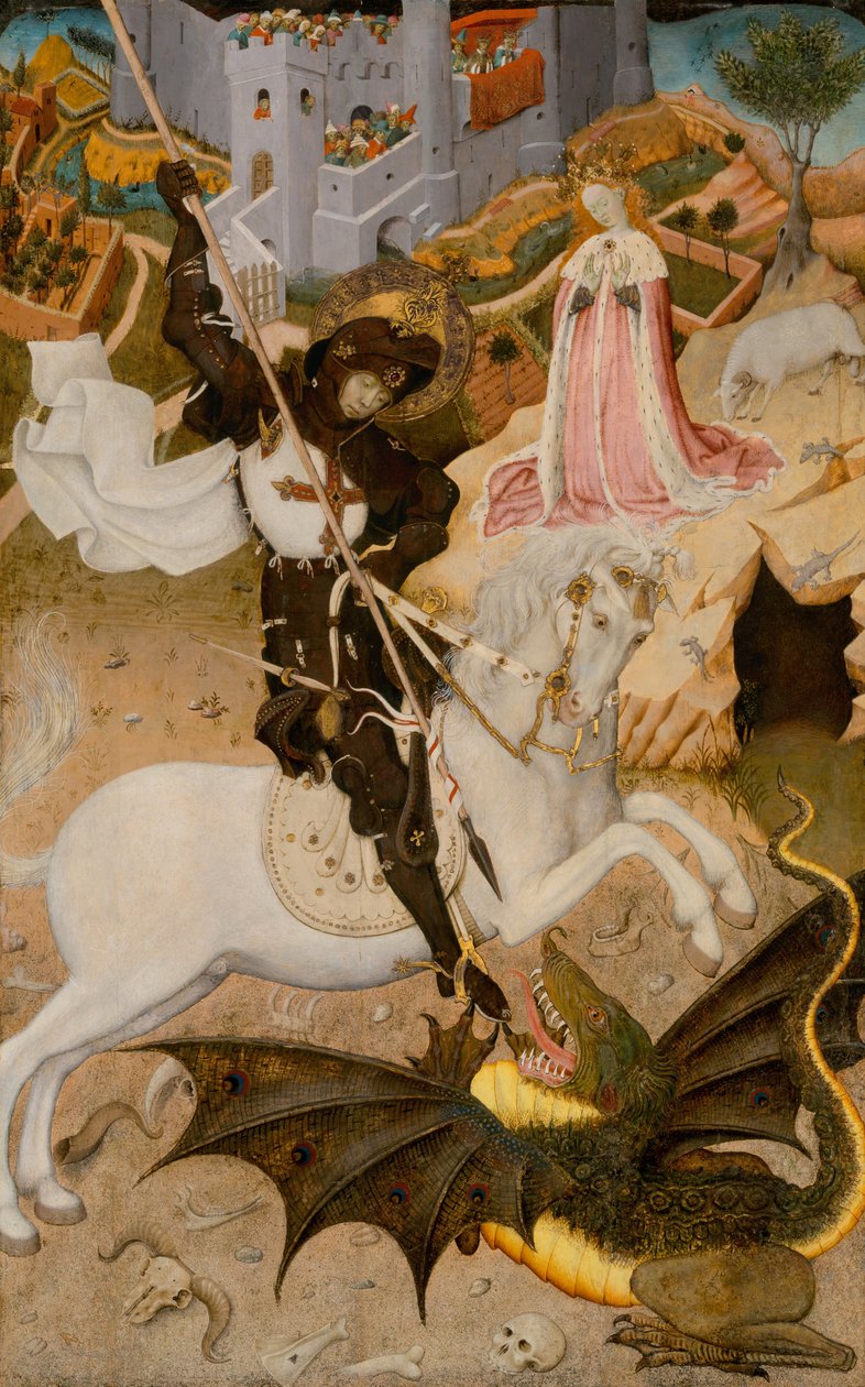 Sint Joris en de Draak door Bernat Martorell