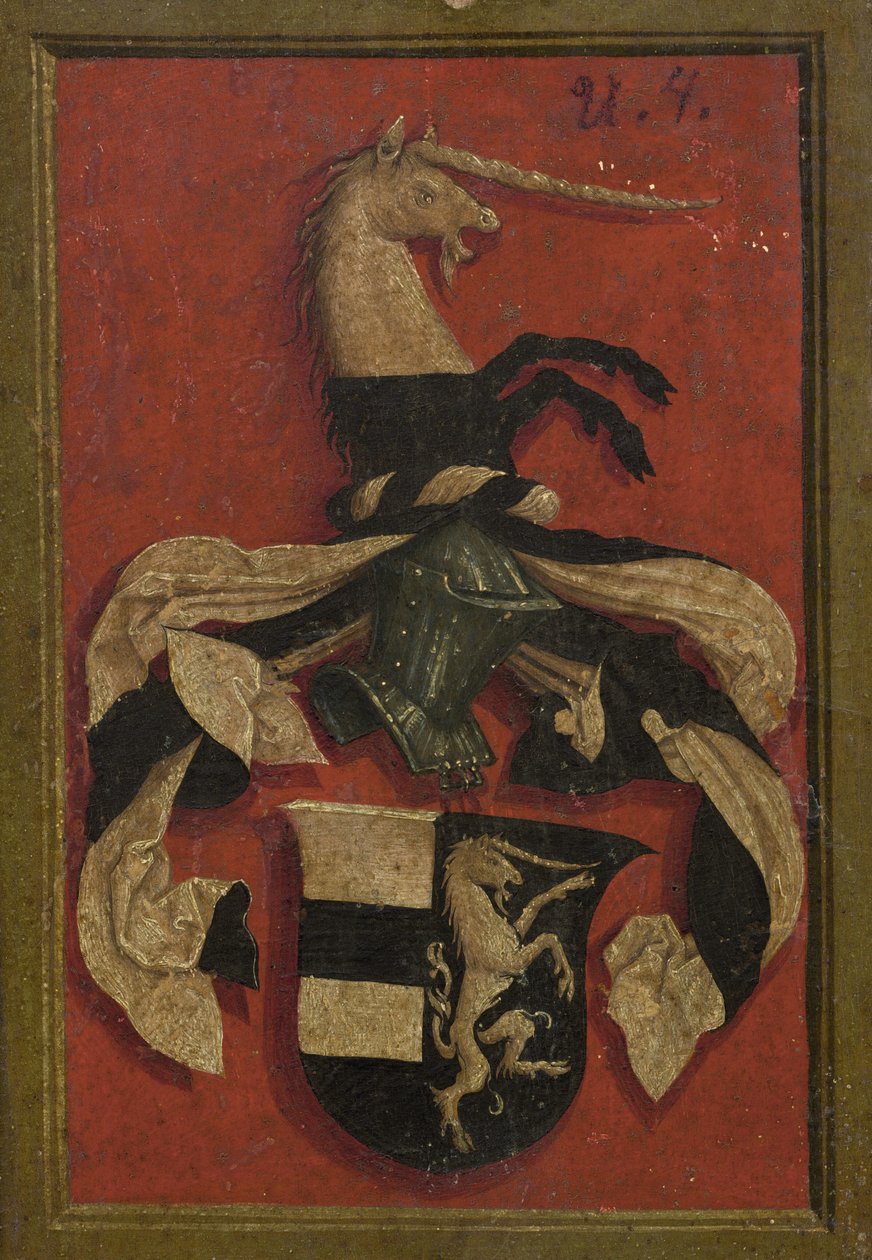 Hans Roth [achterzijde] door Bernhard Strigel