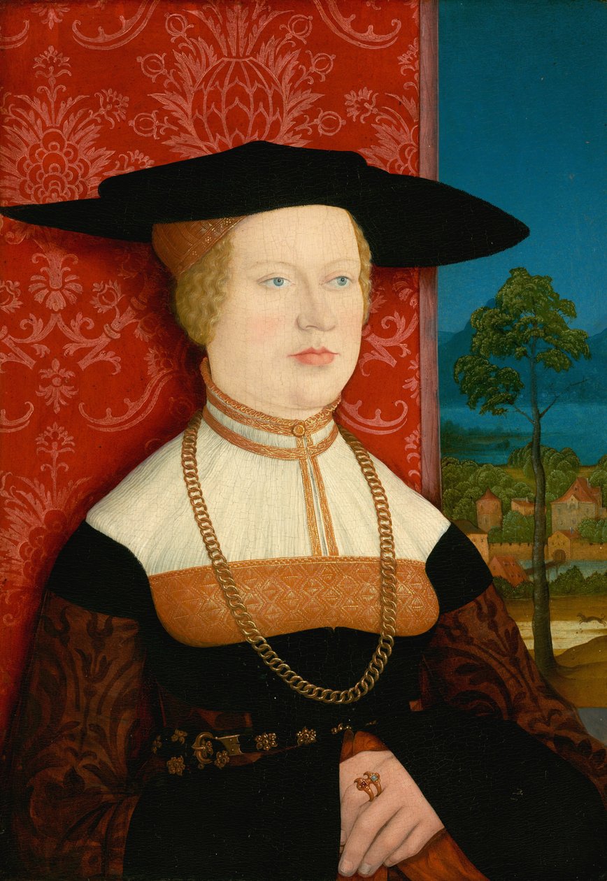 Margarethe Vöhlin, 1527 door Bernhard Strigel