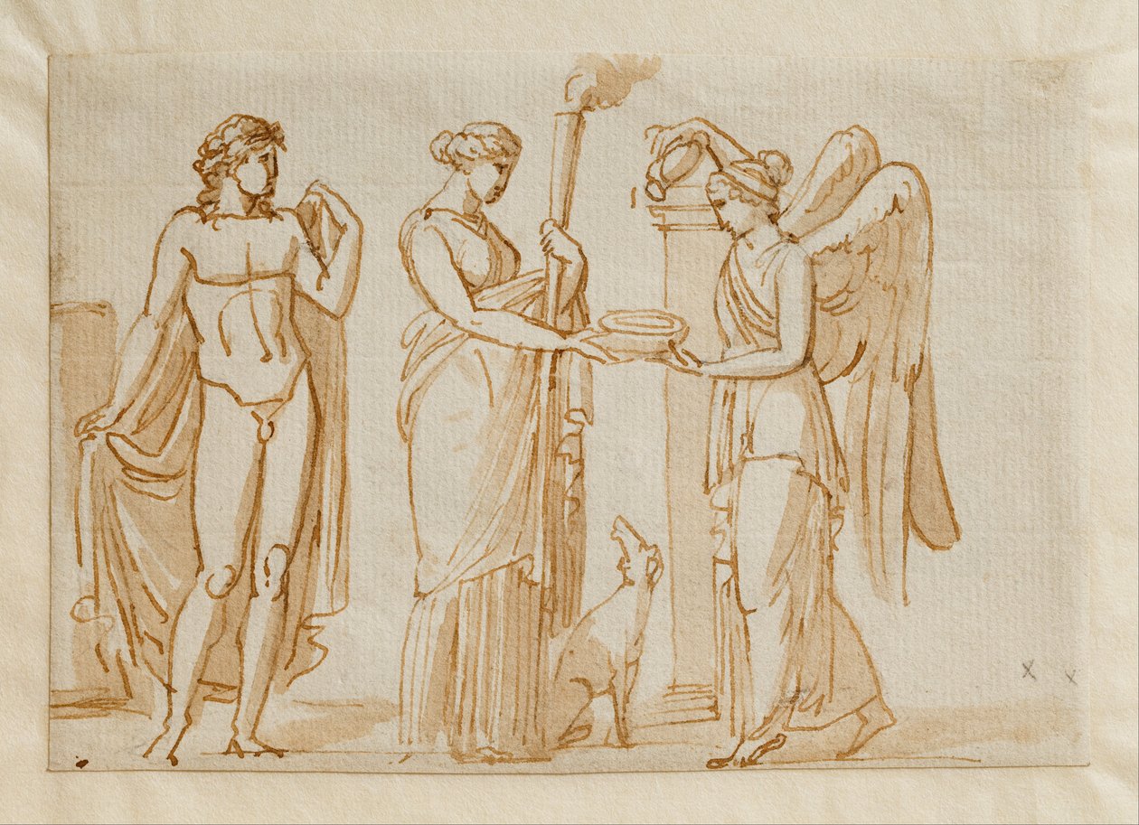 Bacchus, Diana en Victoria door Bertel Thorvaldsen