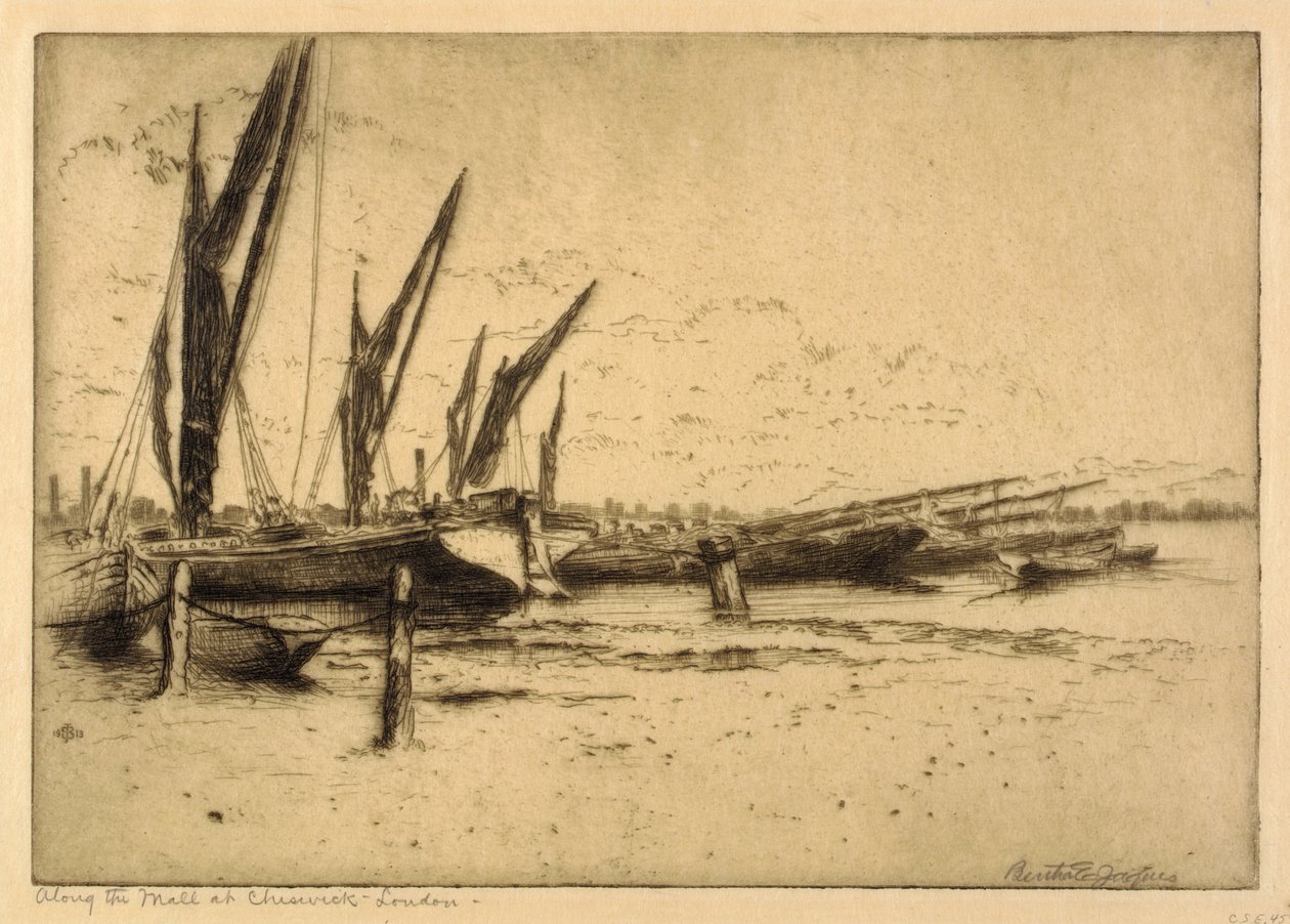 Langs de Mall, Londen door Bertha E. Jaques