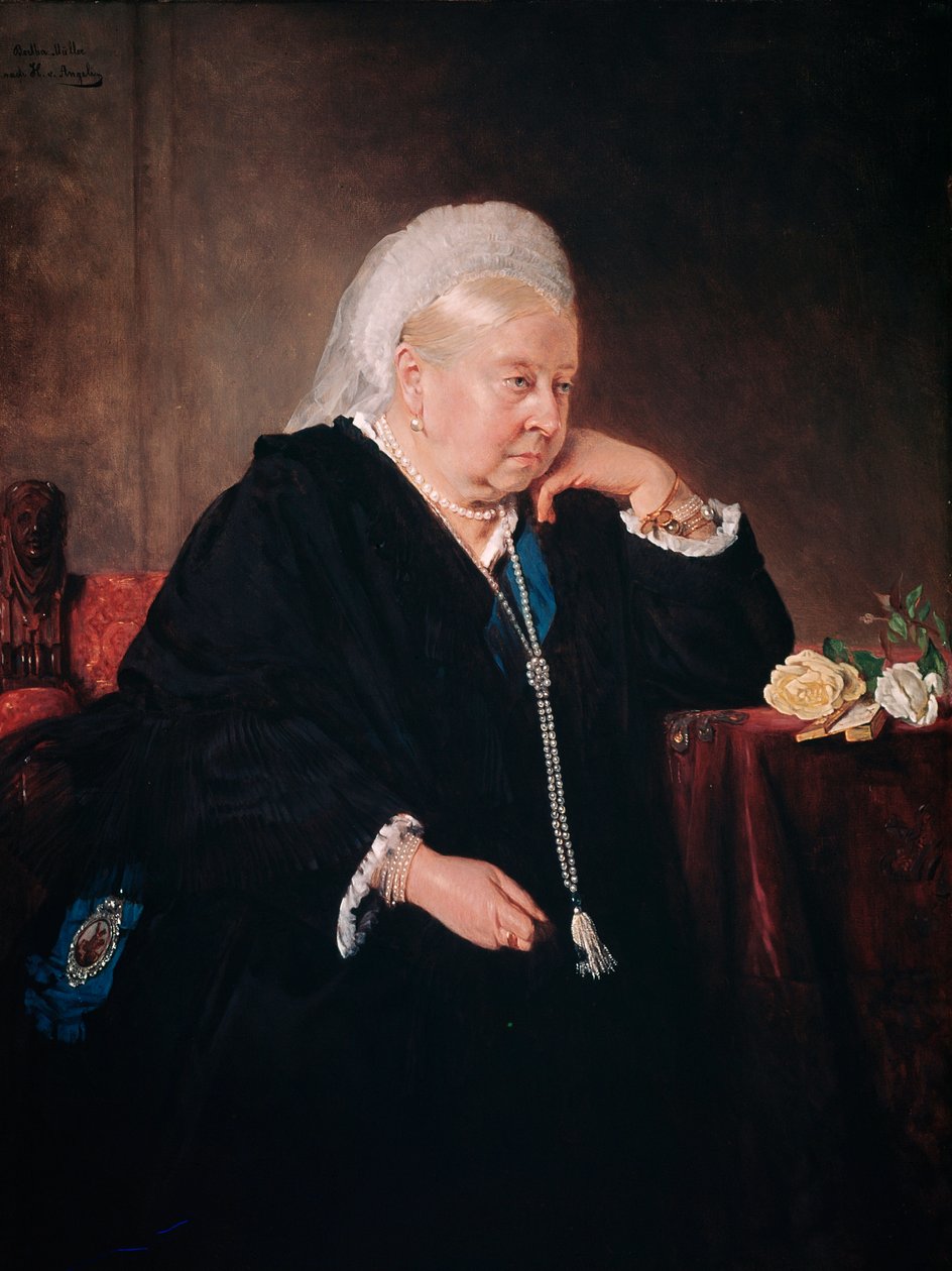 Portret van koningin Victoria door Bertha Muller