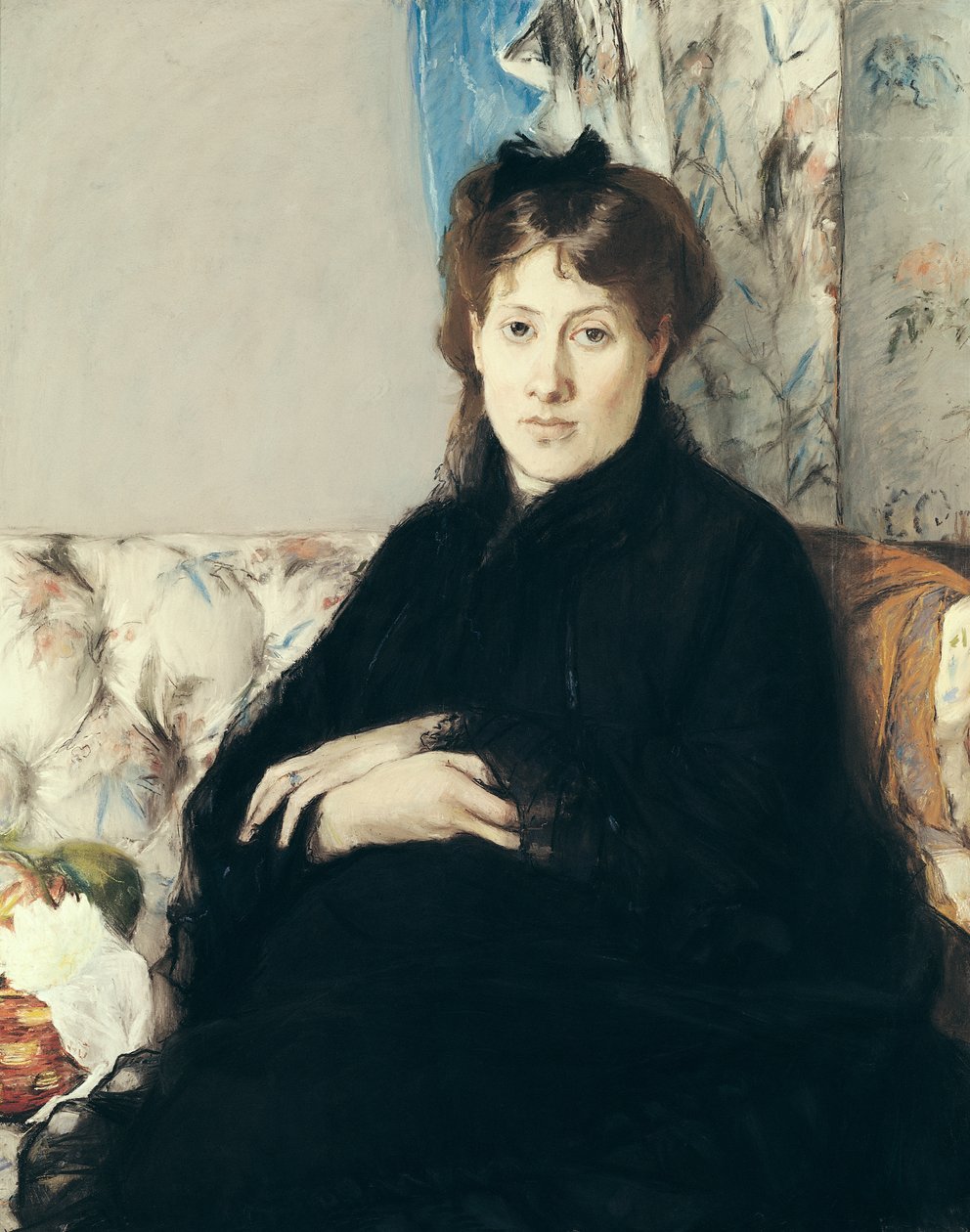 Portret van Madame Edma Pontillon, 1871 door Berthe Morisot