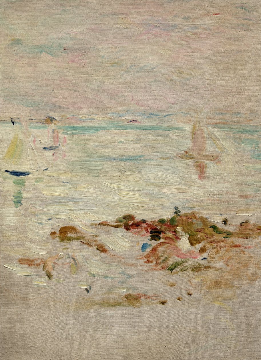 Zeilboten, 1894 door Berthe Morisot