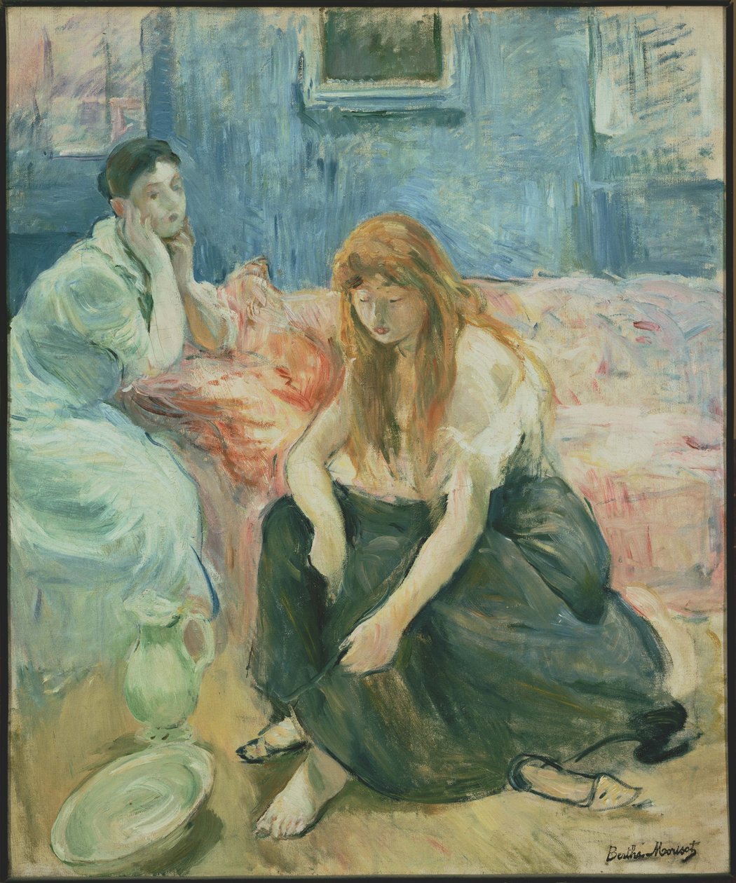 Twee meisjes door Berthe Morisot