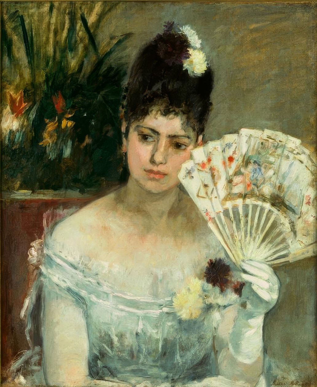 Op het bal door Berthe Morisot