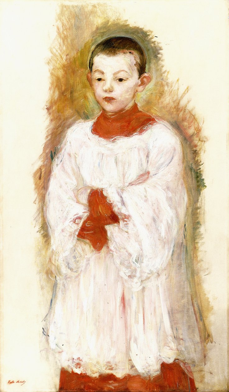 Koorjongen, 1894 door Berthe Morisot