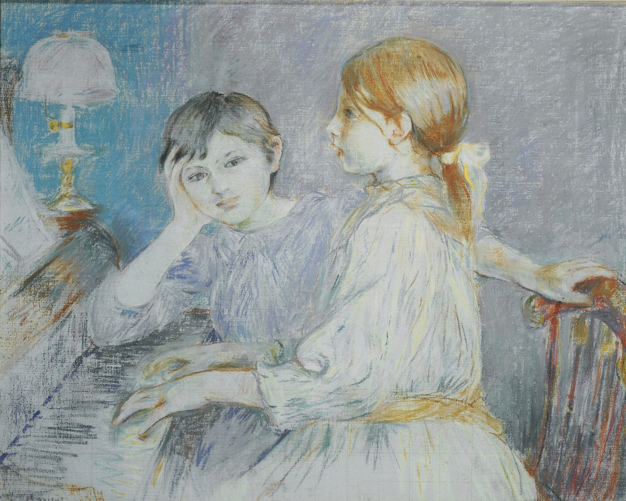 Frans: Le piano door Berthe Morisot