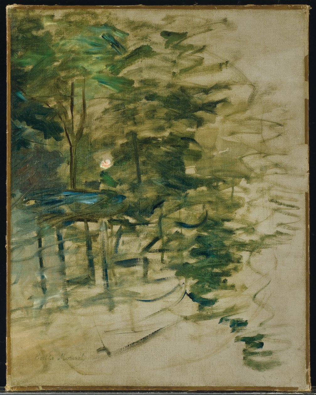 Tuin, 1883 door Berthe Morisot