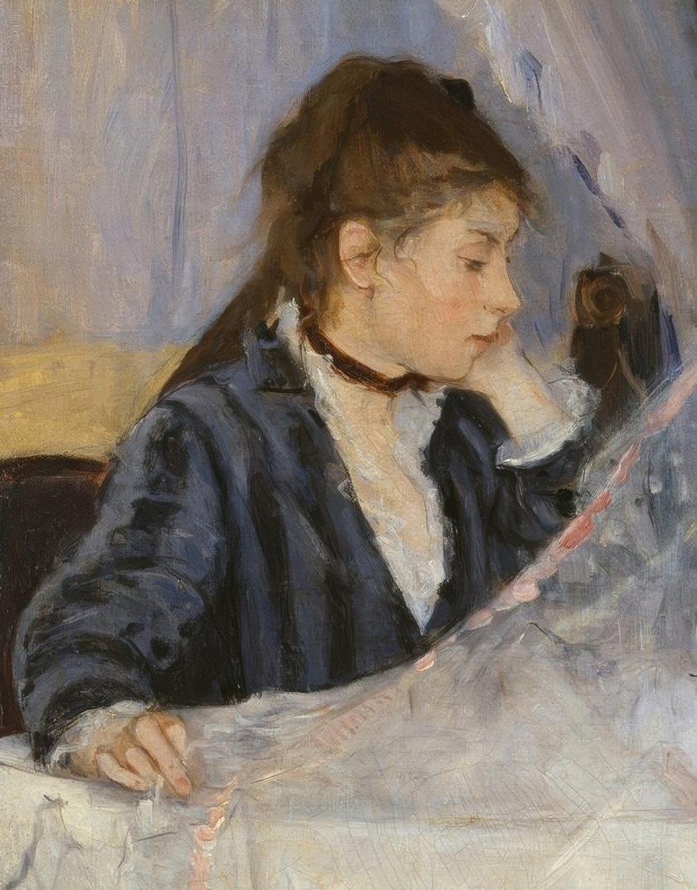 De Wieg door Berthe Morisot