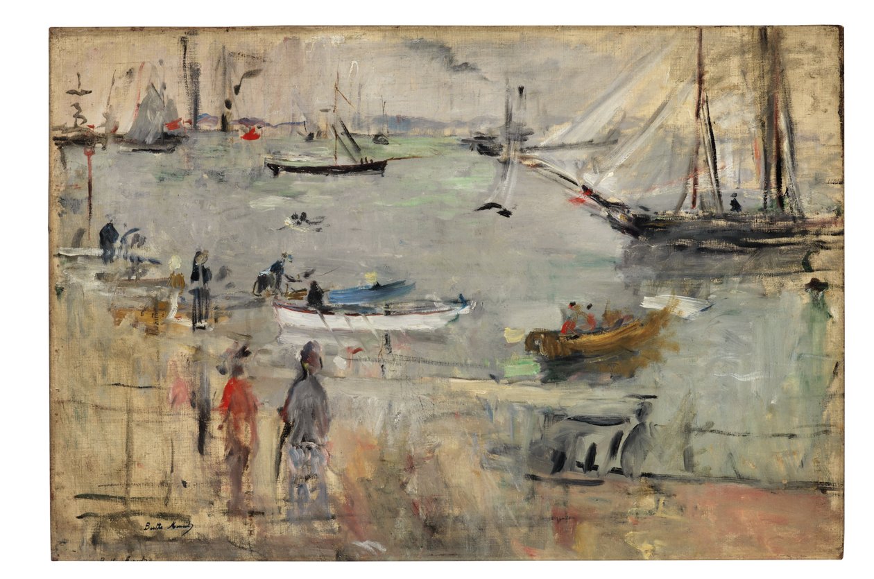 Marine in Engeland, 1875 door Berthe Morisot