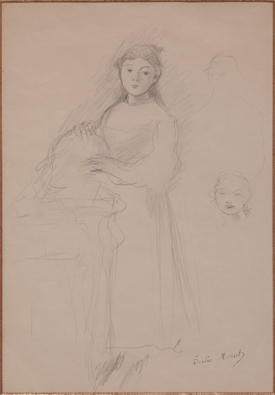 Marthe Givaudan door Berthe Morisot