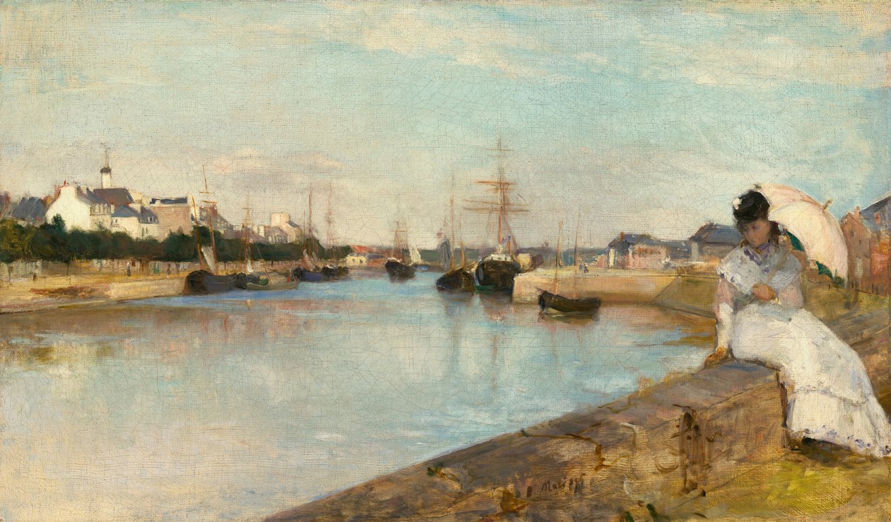 De Haven van Lorient door Berthe Morisot