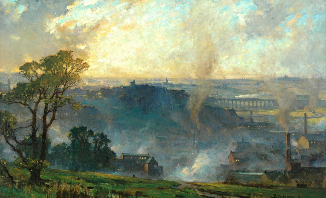 Het Hart van West Riding door Bertram Priestman