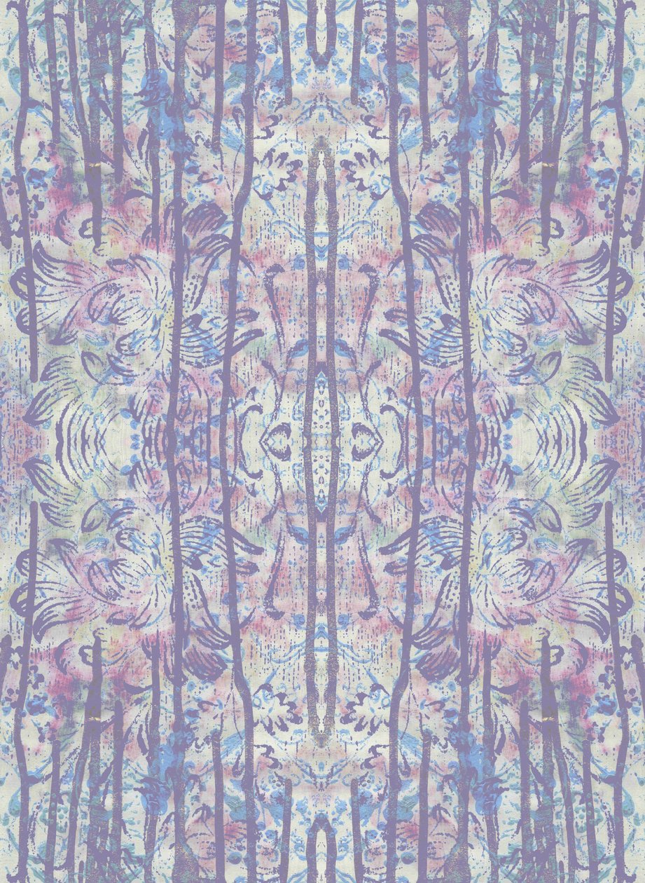April, 2015 (mixed media digitale print) door Beth Travers