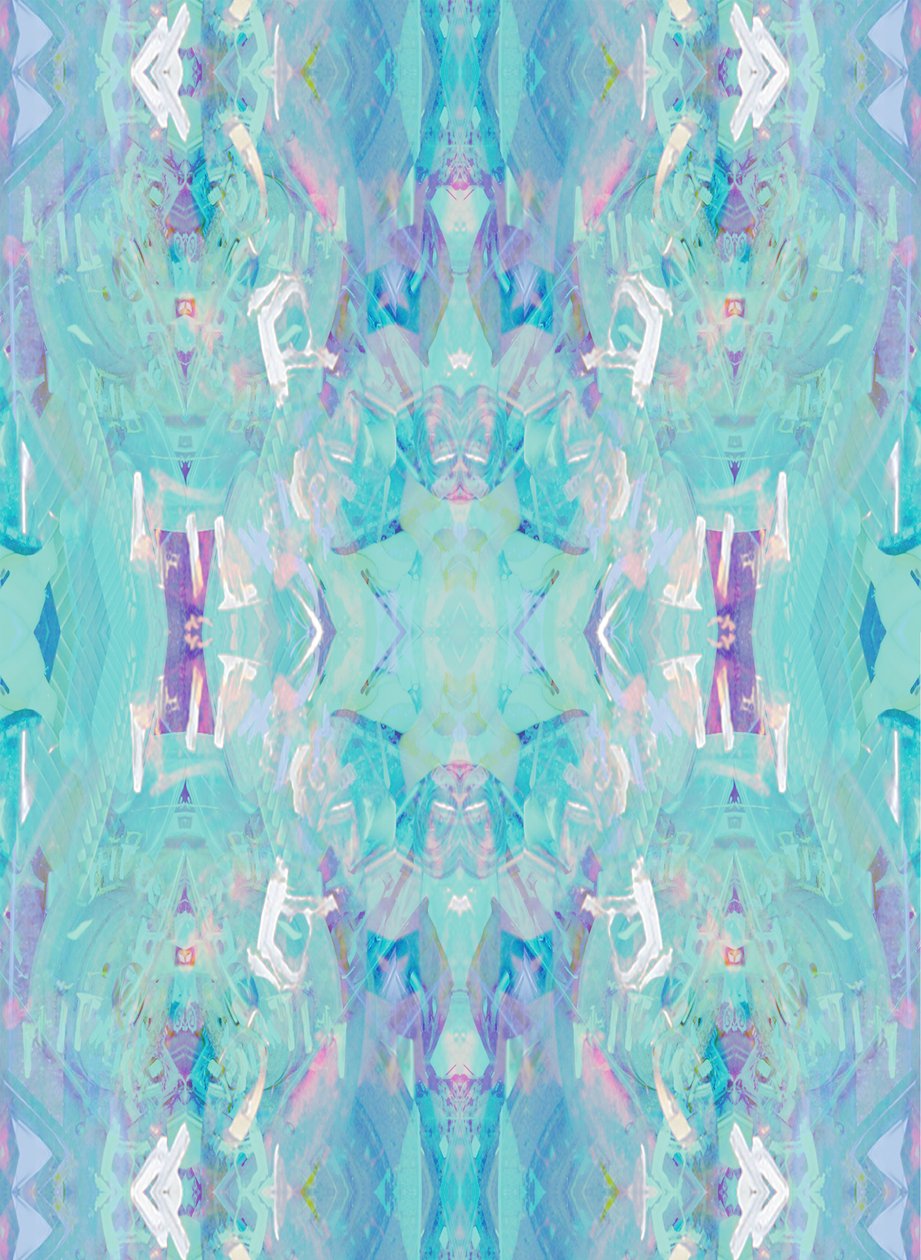 Aqua, 2014 (gemengde techniek, digitale print) door Beth Travers