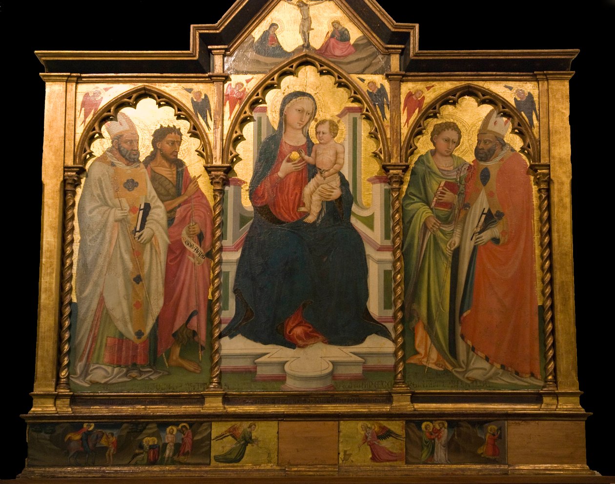 Zoon van Lorenzo di Bicci (ca. 1350-1427) door Bicci di Lorenzo