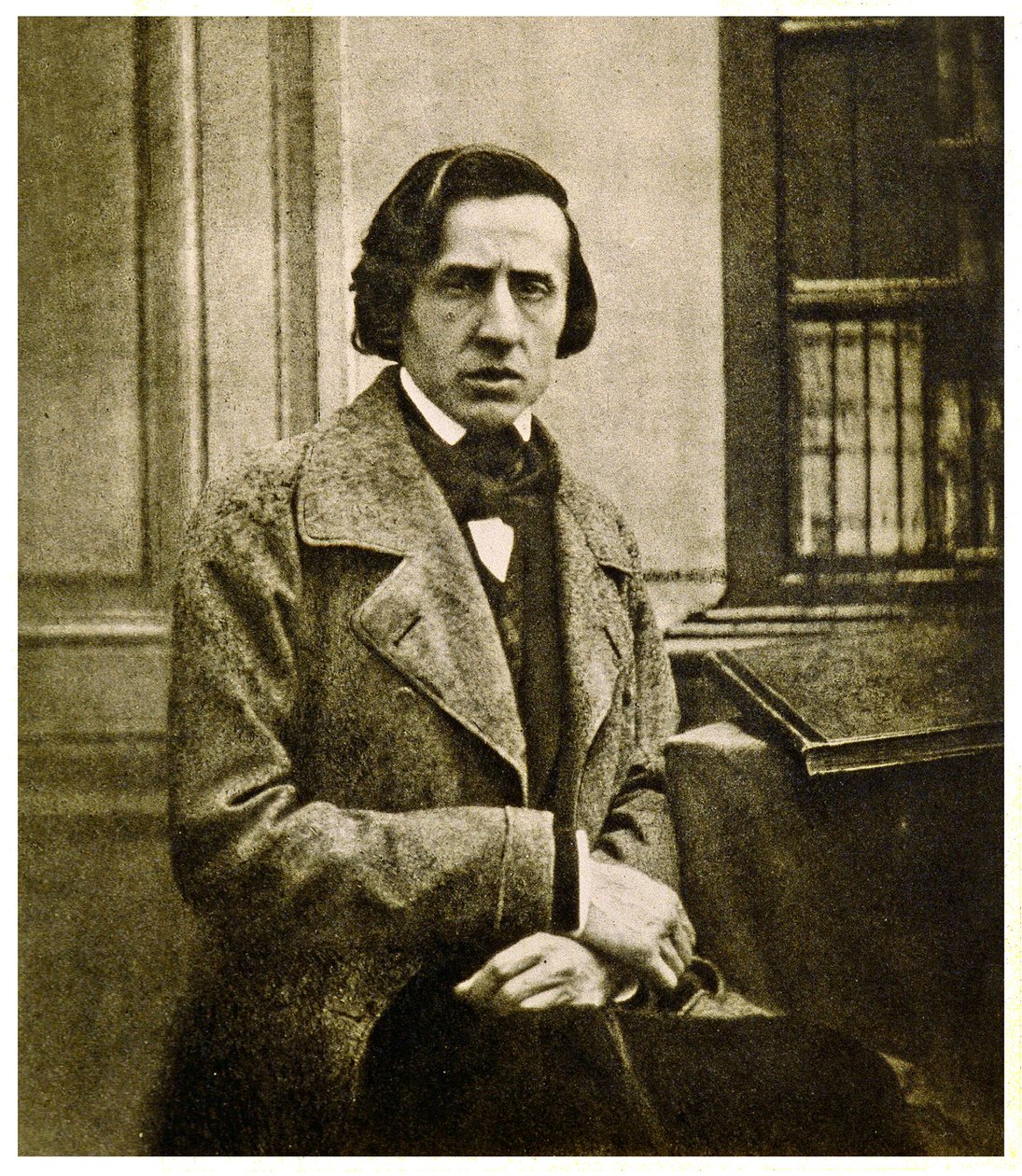 Portret van Frédéric Chopin door Bisson Freres Studio