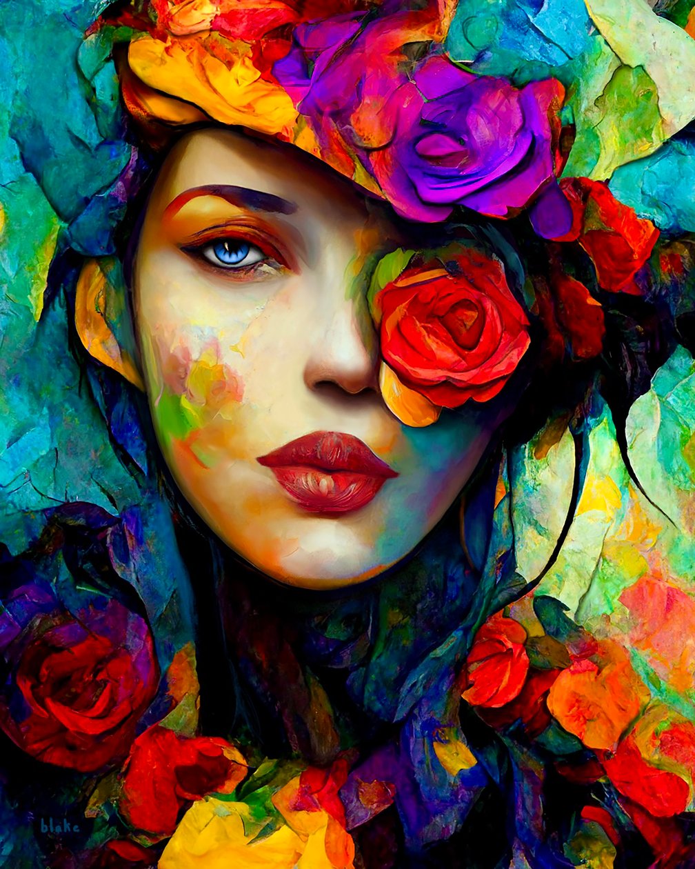 Lady Marmalade, ca. 2022 (Digitale Kunst) door Blake Munch