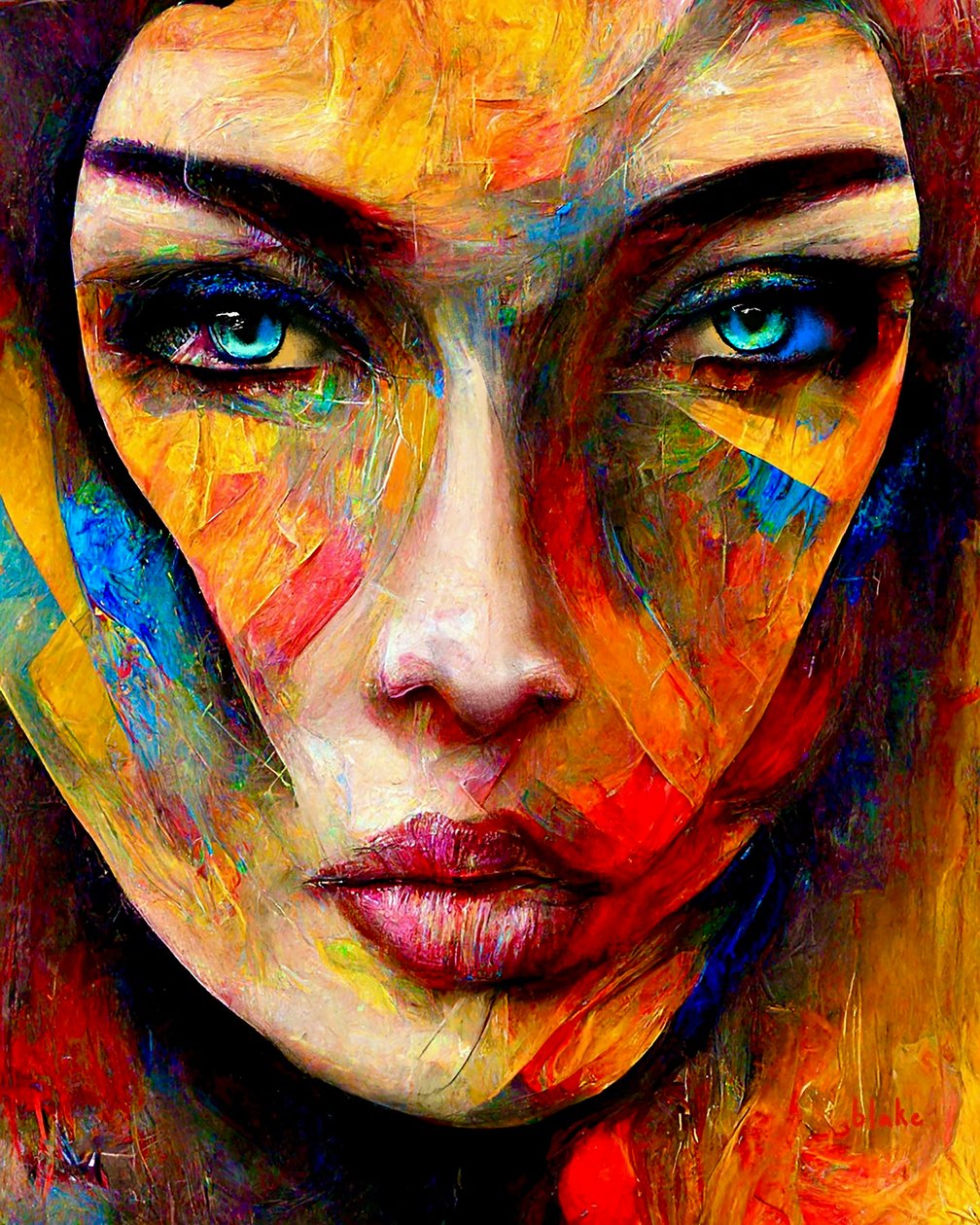 Venus Boos, ca. 2022 (Digitale Kunst) door Blake Munch