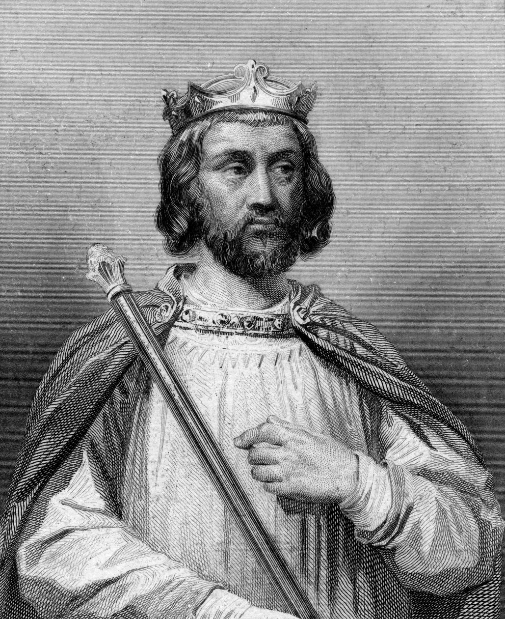Koning Clotaire III van de Franken, 19e eeuw door Blanchard