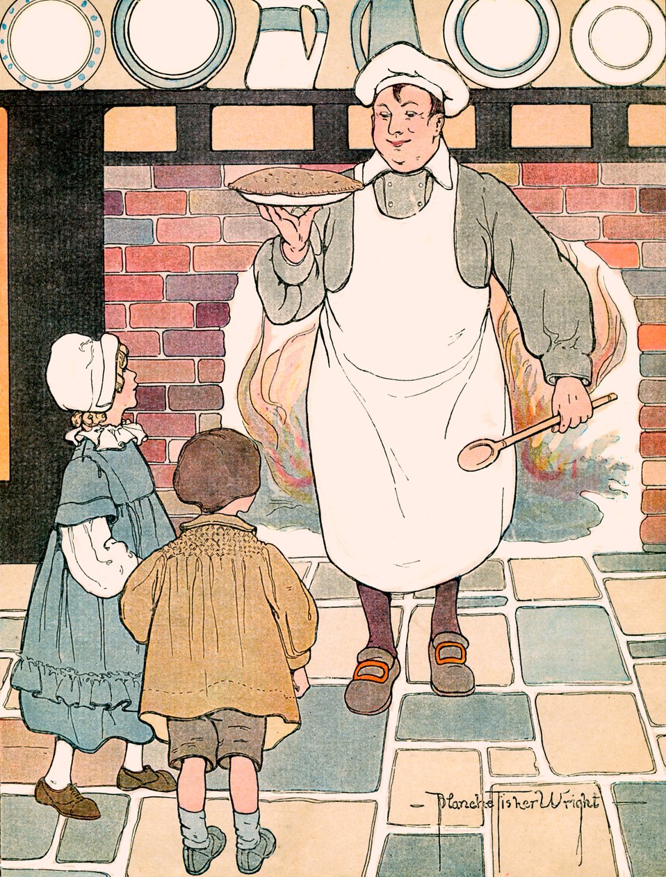 Pat-a-Cake, geïllustreerd door Blanche Fisher Wright door Blanche Fisher Wright