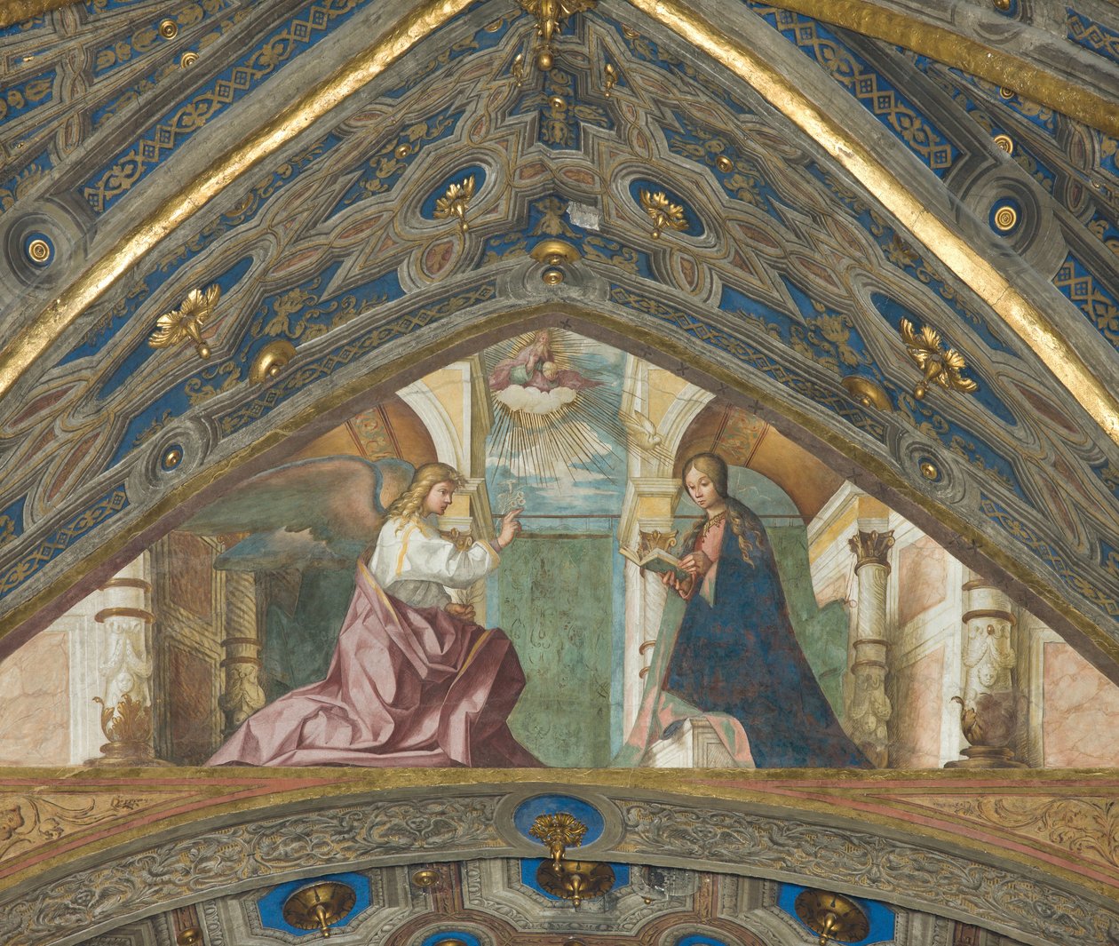 Sopraankondiging, Boccaccio Boccaccino, Aankondiging 1506-07 door Boccaccio Boccaccino