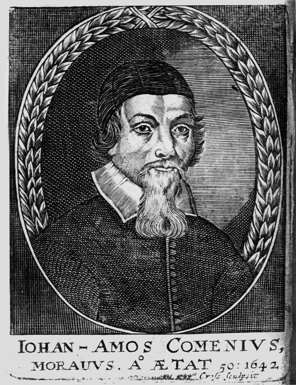 Johan Amos Comenius, 1642 door Bohemian School