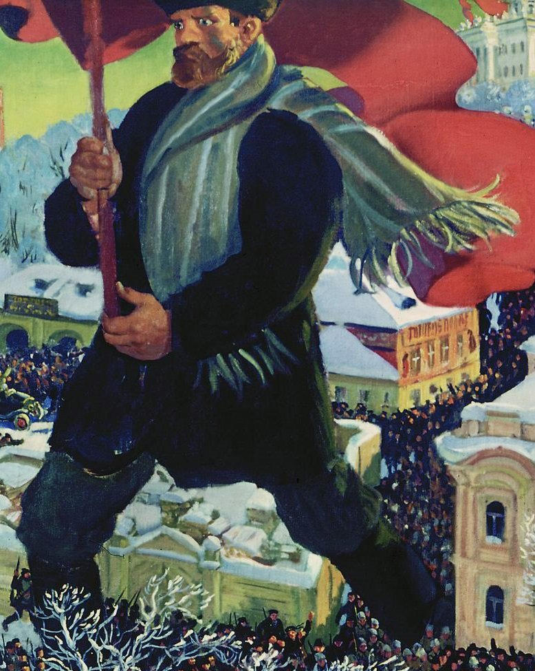 Onbekende titel door Boris Mikhailovich Kustodiev