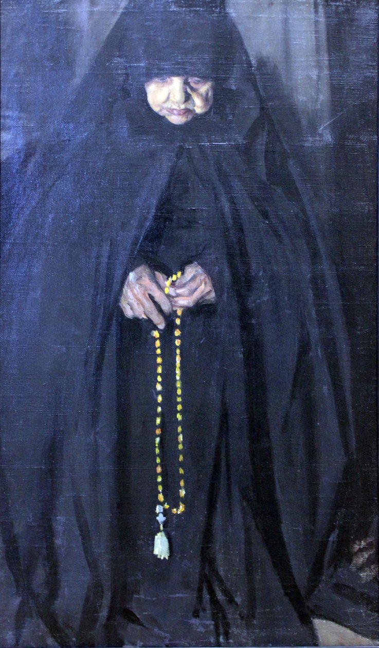 Oude non door Boris Mikhailovich Kustodiev