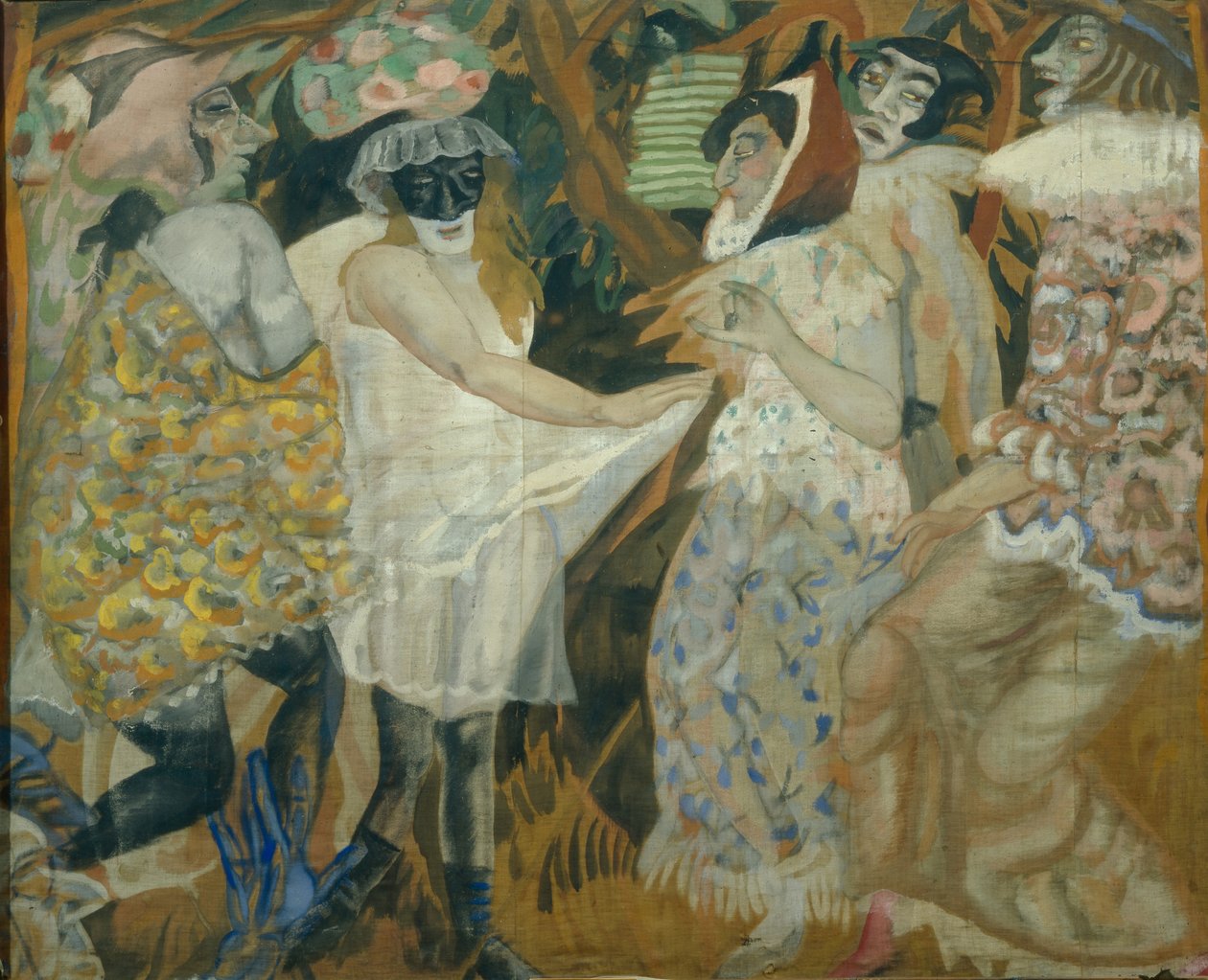 Maskerade door Boris Dmitrievich Grigoriev